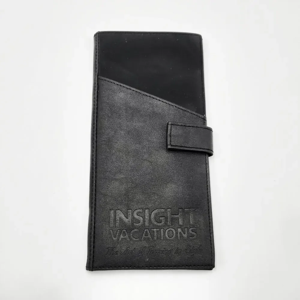 Insight Vacations Embossed Travel Document Ticket Passport Organizer Wallet